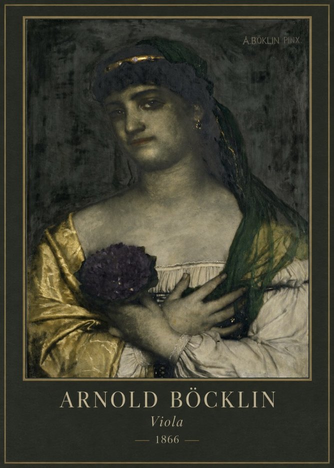 Arnold Böcklin Viola No1 - Poszter