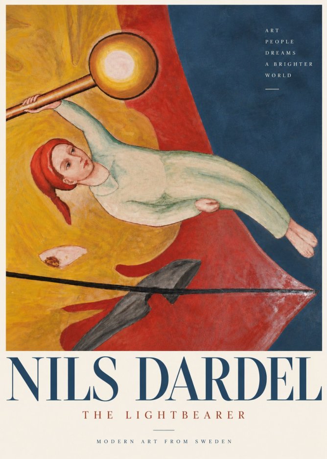 Nils Dardel The Lightbearer No4 - Poszter