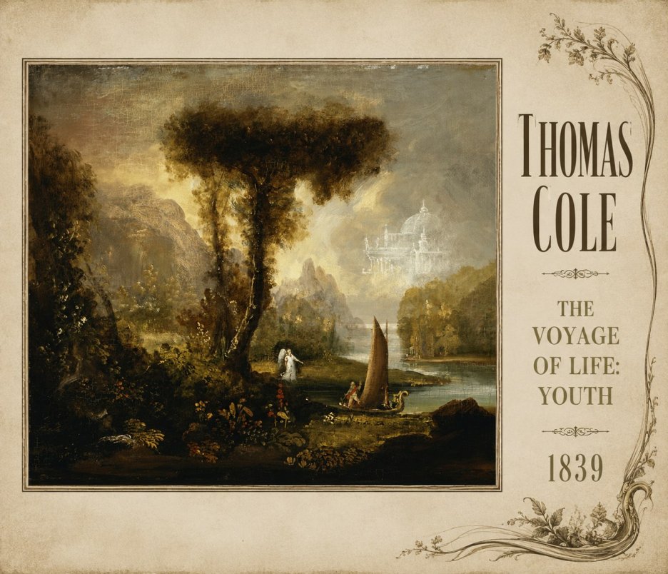 Thomas Cole The Voyage of Life: Youth II No2 - Poszter