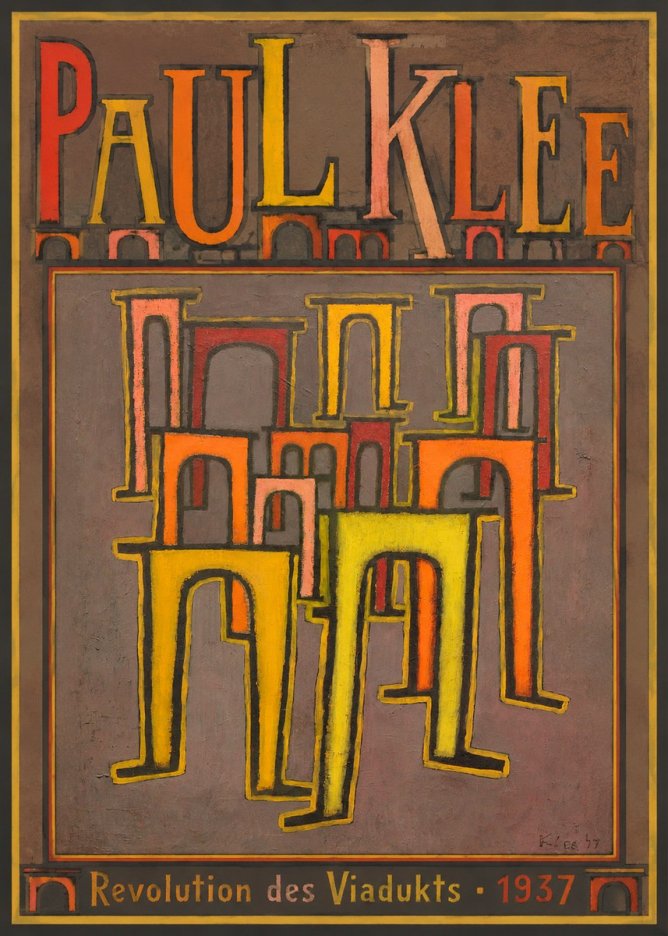 Paul Klee Revolution Des Viadukts No5 - Poszter