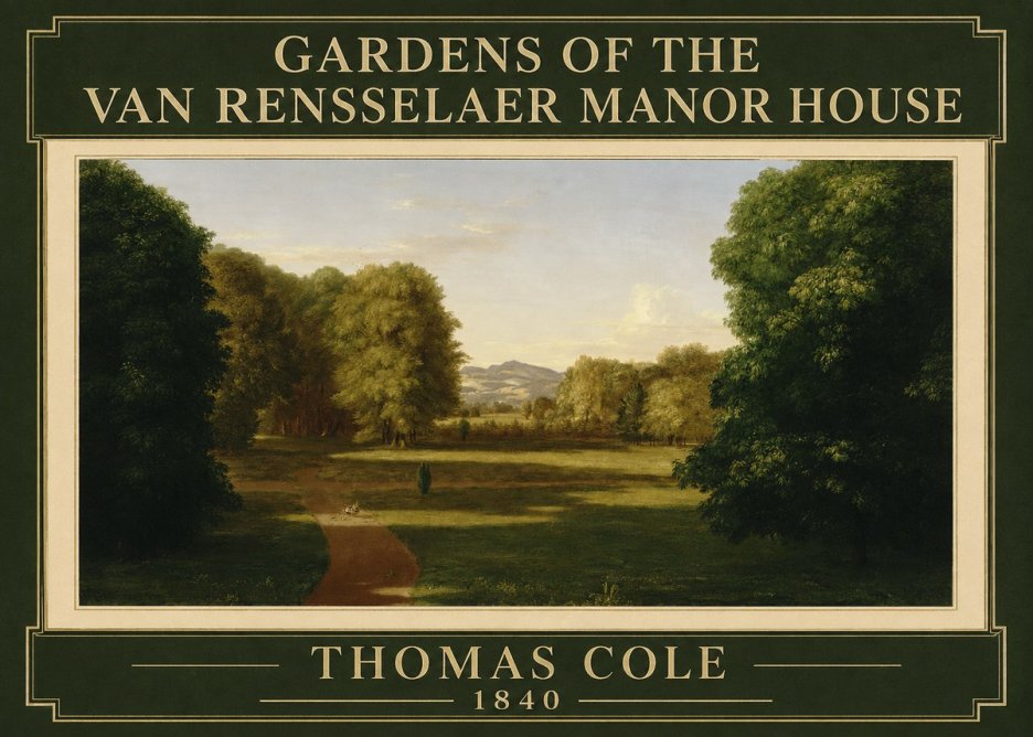 Thomas Cole Gardens of the Van Rensselaer Manor House No6 - Poszter