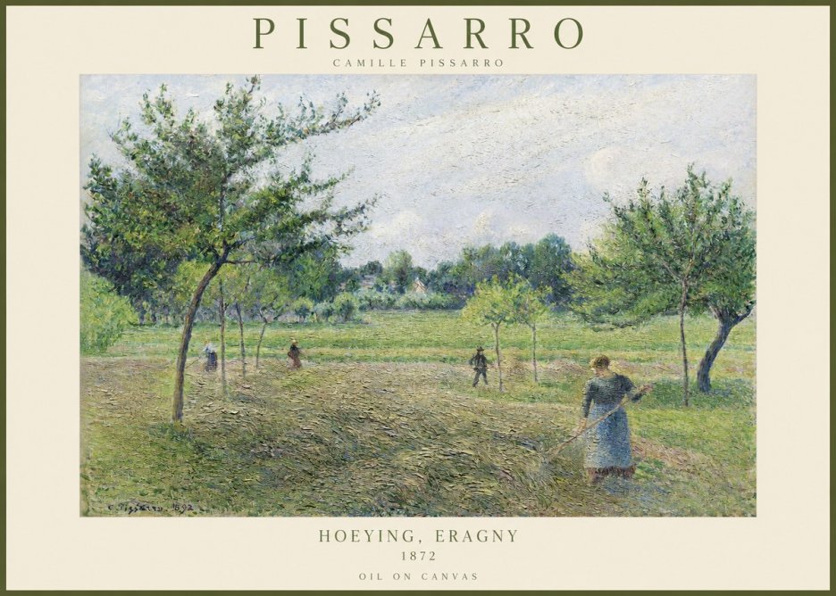 Pissarro Hoeying, Eragny No1 - Poszter