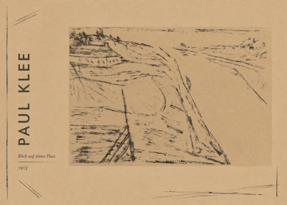 Paul Klee Blick Auf Einen Fluss No2 - Poszter