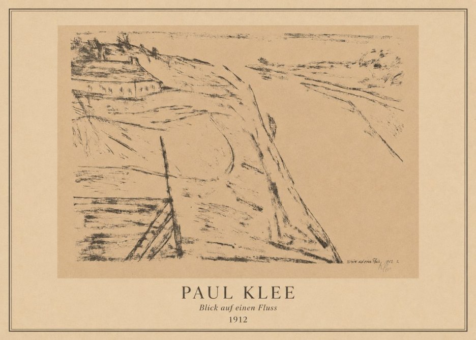 Paul Klee Blick Auf Einen Fluss No4 - Poszter