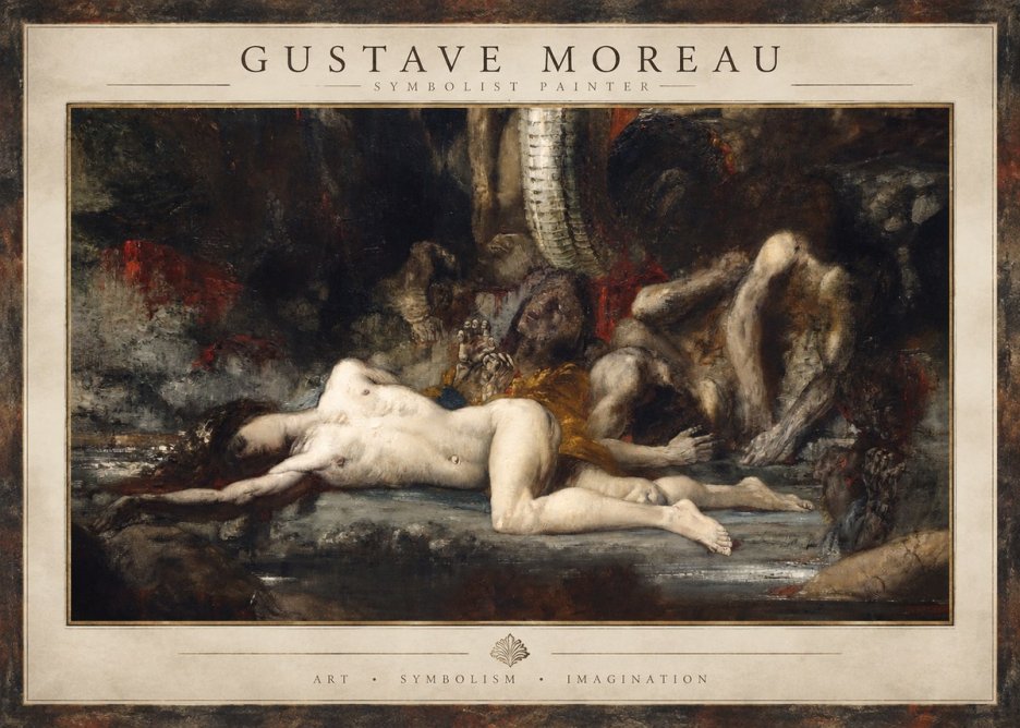 Gustave Moreau Despair No1 - Poszter