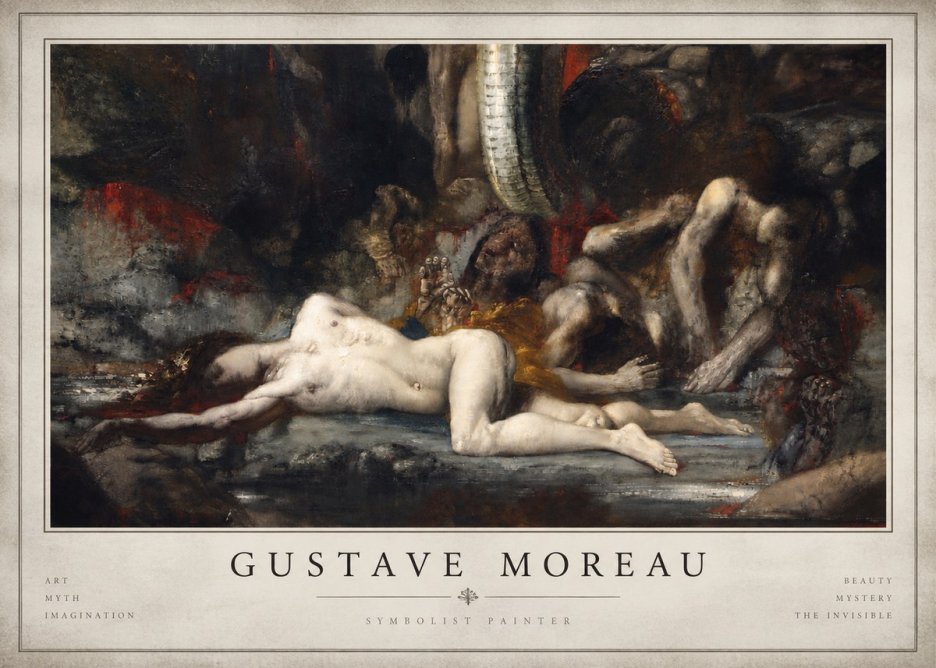 Gustave Moreau Despair No3 - Poszter