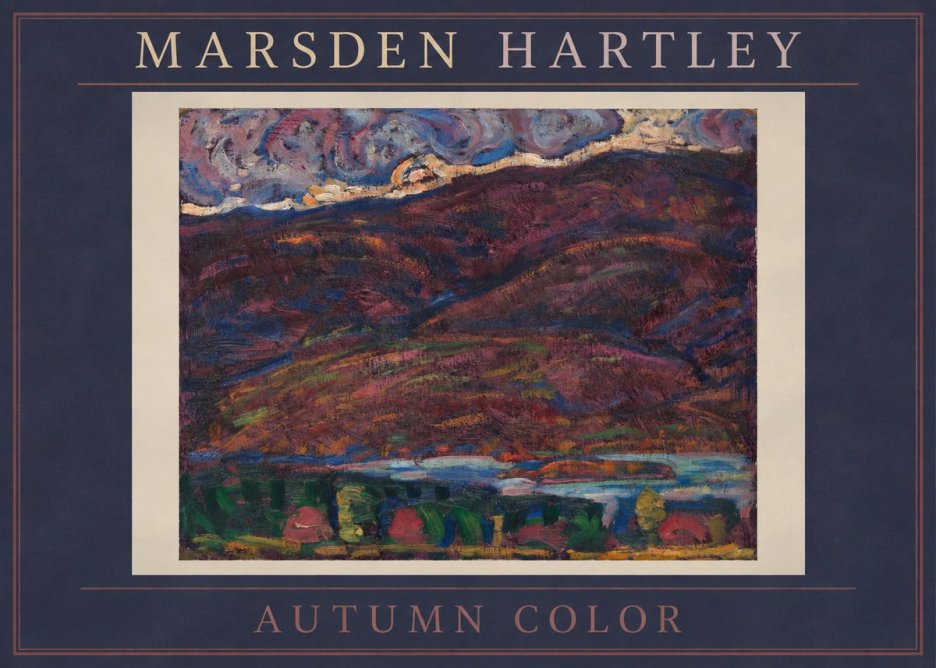 Marsden Hartley Autumn Color No2 - Poszter