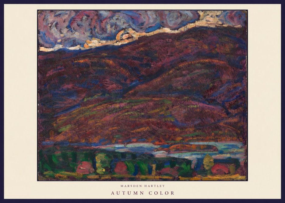 Marsden Hartley Autumn Color No6 - Poszter