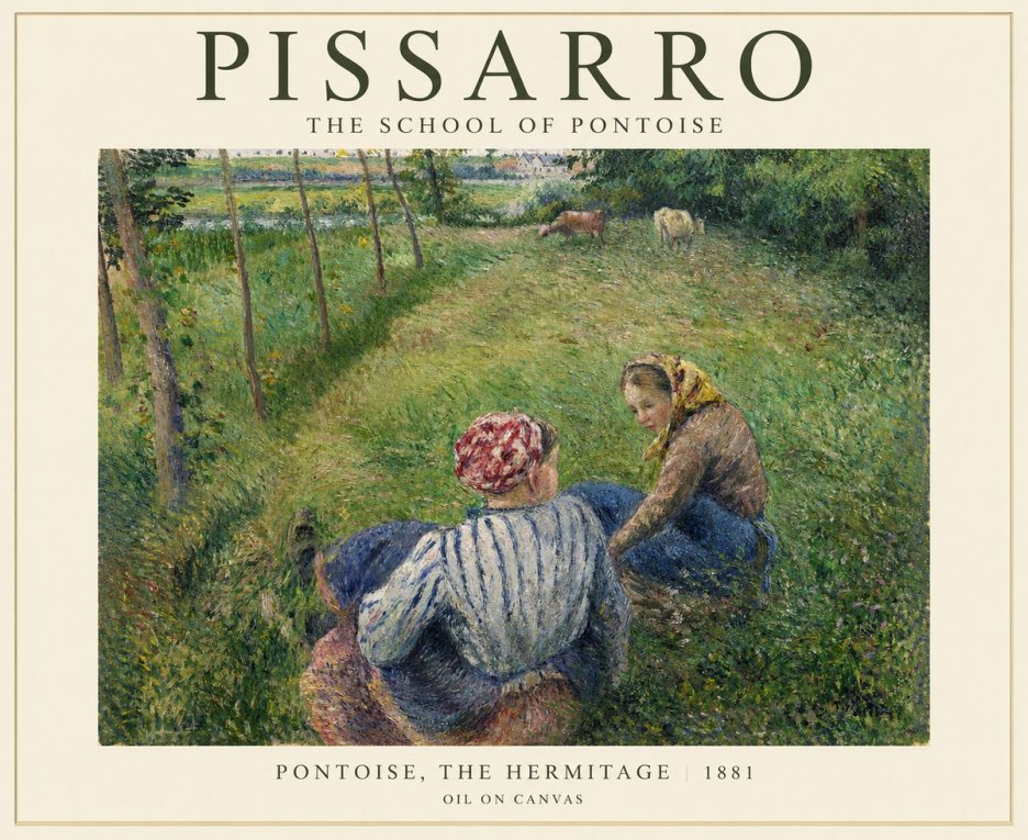 Pissarro Pontoise, the Hermitage No1 - Poszter