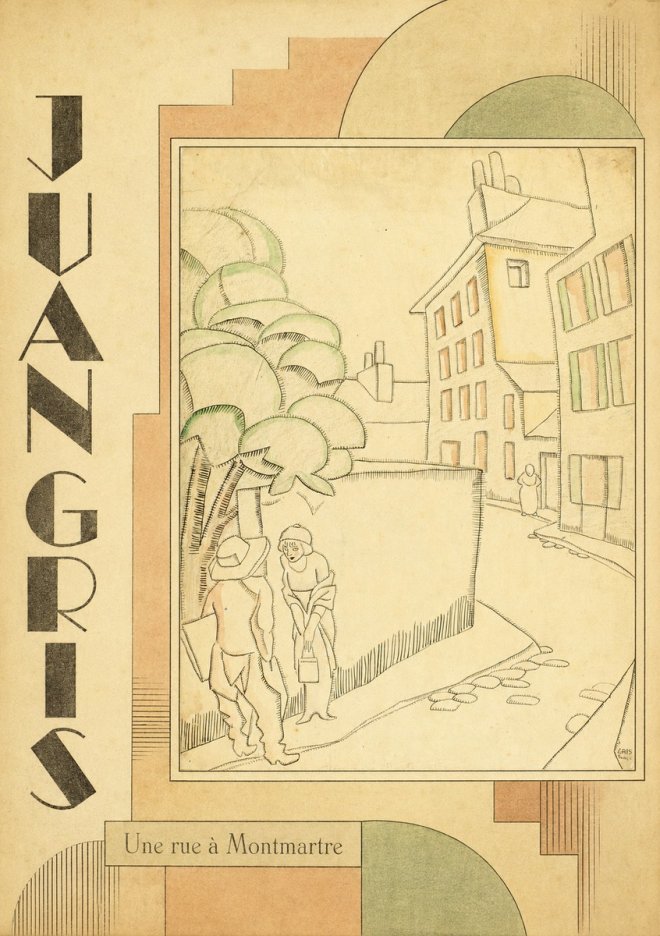 Juan Gris Une Rue À Montmartre No6 - Poszter