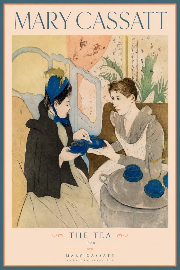 Mary Cassatt The Tea No2 - Poszter
