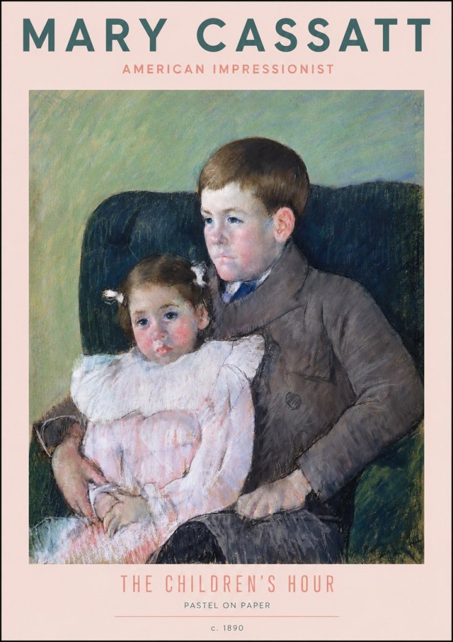 Mary Cassatt The Children's Hour No2 - Poszter