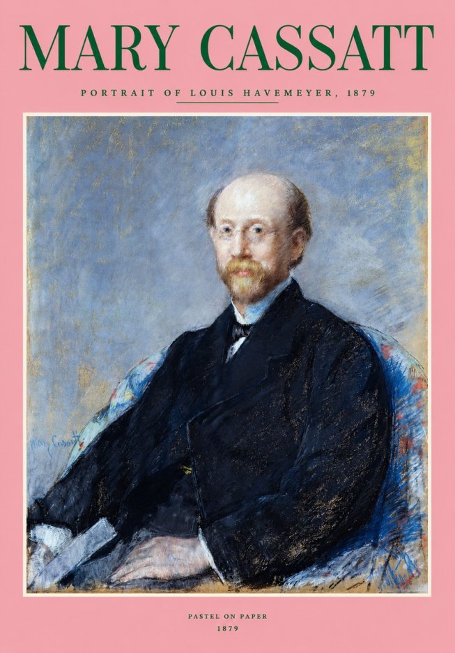 Mary Cassatt Portrait of Louis Havemeyer No2 - Poszter