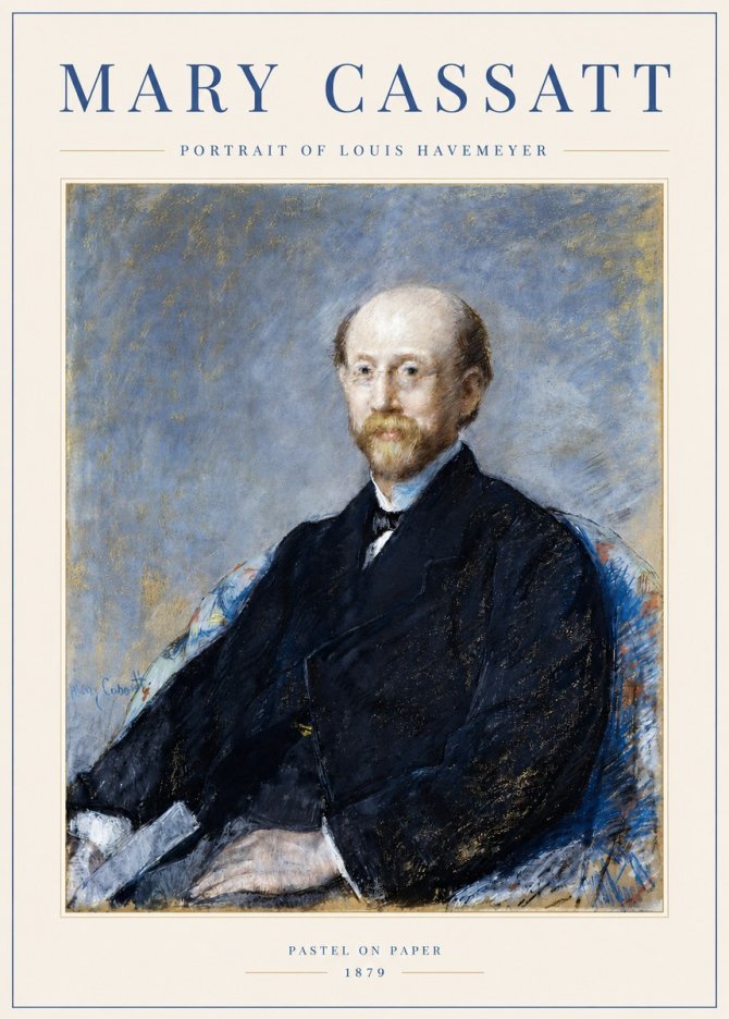 Mary Cassatt Portrait of Louis Havemeyer No3 - Poszter