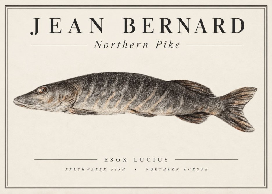 Jean Bernard Australian Lungfish No2 - Poszter