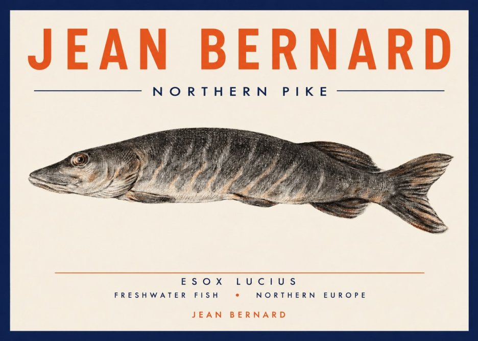 Jean Bernard Australian Lungfish No3 - Poszter