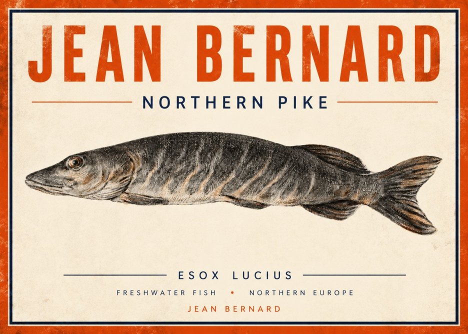 Jean Bernard Australian Lungfish No5 - Poszter