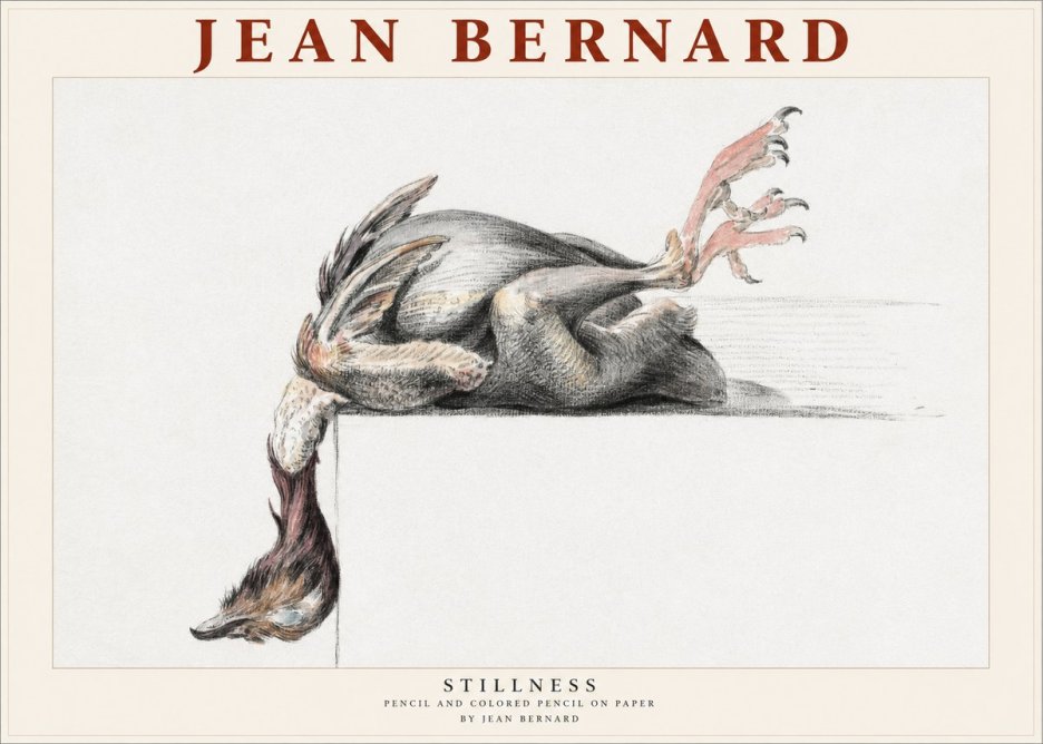Jean Bernard Stillness No1 - Poszter
