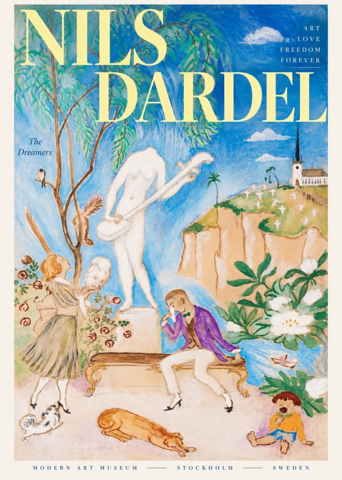Nils Dardel The Song No4 - Poszter