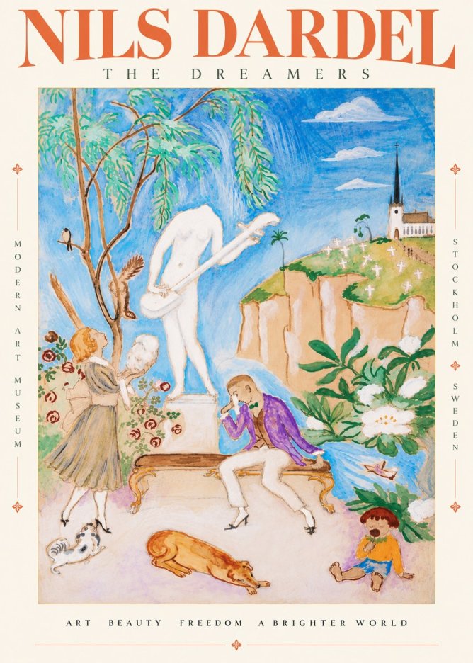 Nils Dardel The Song No6 - Poszter