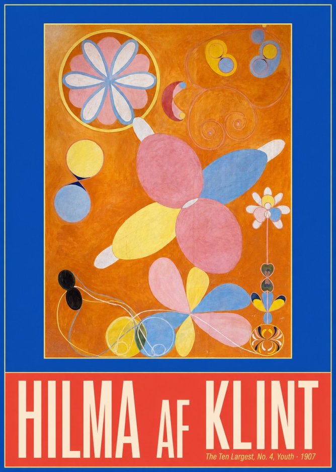 Hilma af Klint The Ten Largest, No. 4, Youth No2 - Poszter