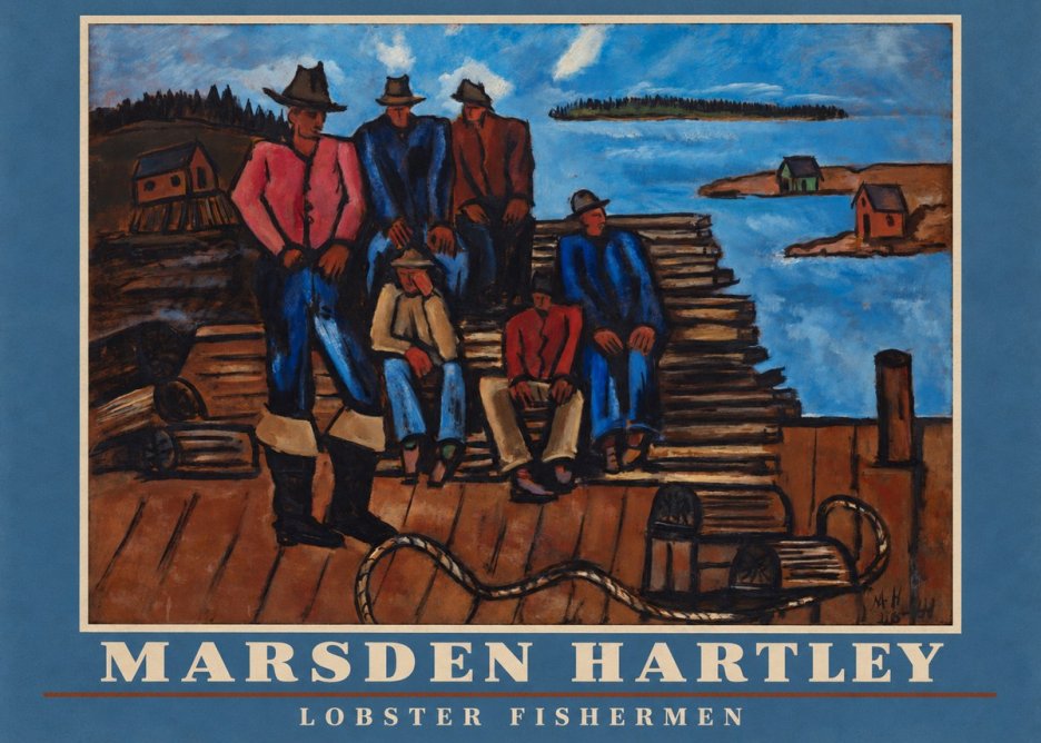 Marsden Hartley Lobster Fishermen I No1 - Poszter