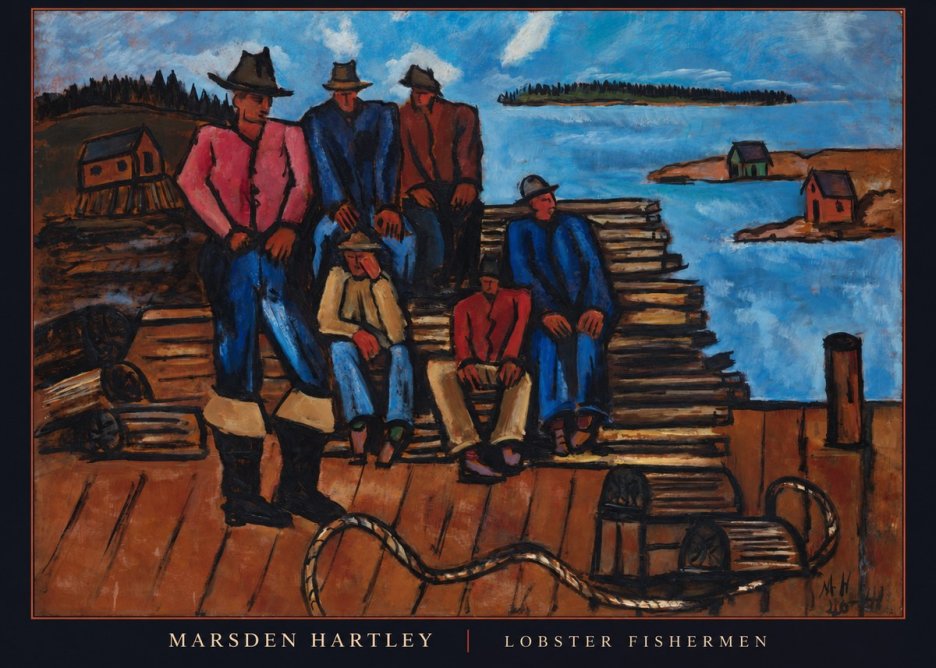 Marsden Hartley Lobster Fishermen I No4 - Poszter