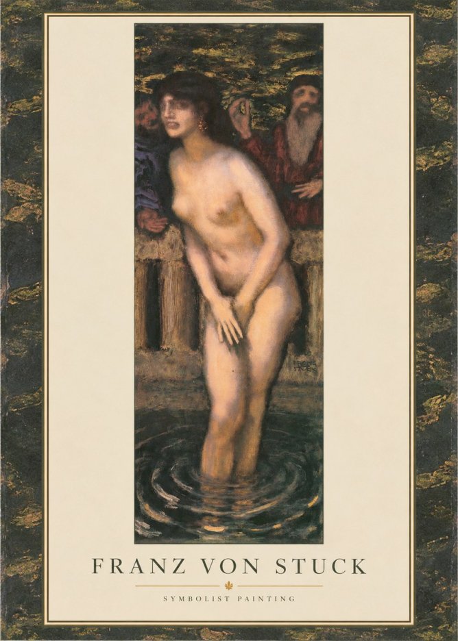 Franz von Stuck Susanna No1 - Poszter