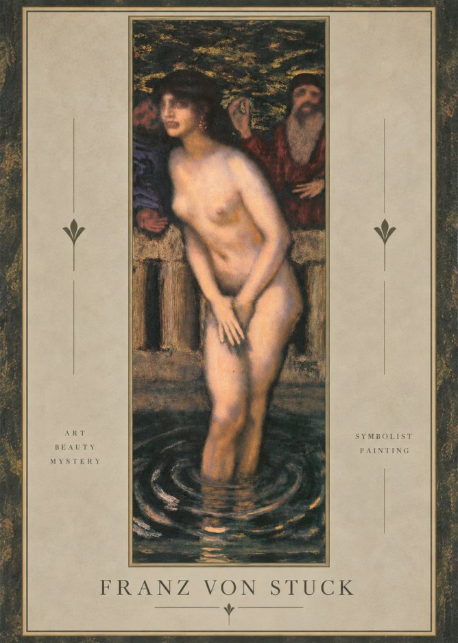 Franz von Stuck Susanna No3 - Poszter