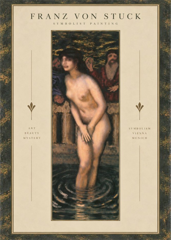Franz von Stuck Susanna No4 - Poszter