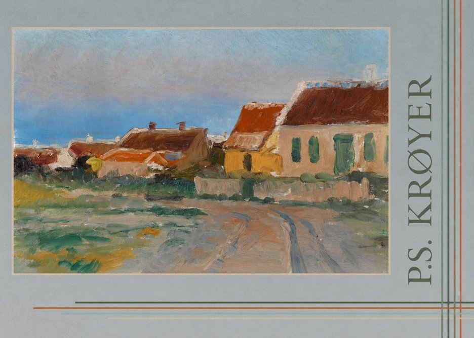 P.S. Krøyer Houses in Skagen No6 - Poszter