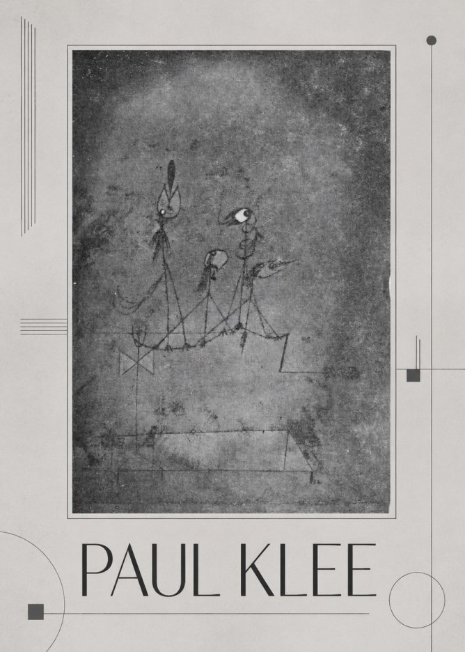 Paul Klee Group of Figures No4 - Poszter