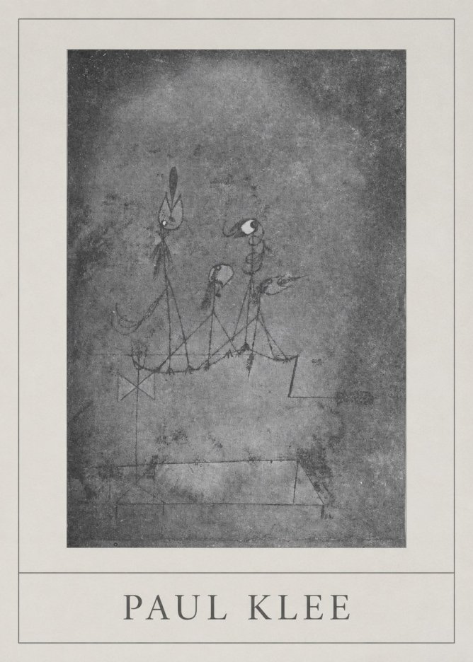 Paul Klee Group of Figures No5 - Poszter