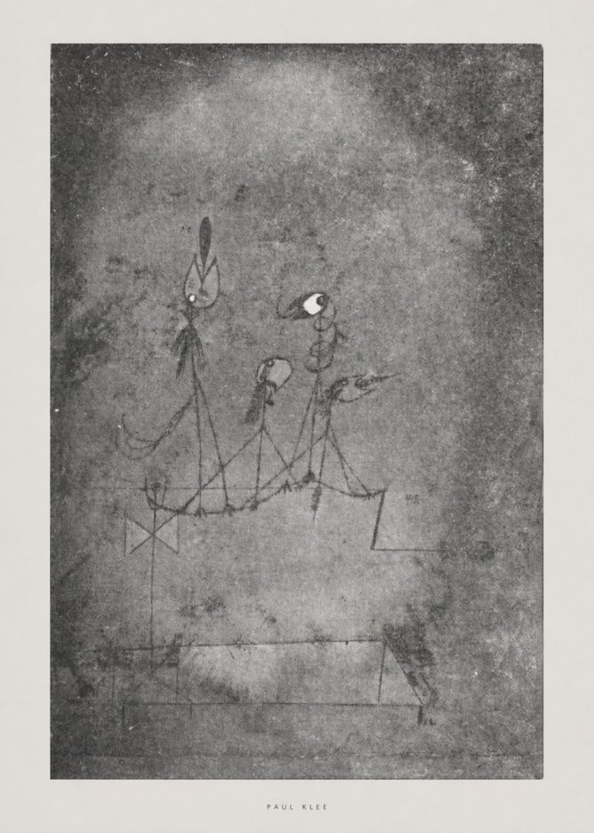 Paul Klee Group of Figures No6 - Poszter