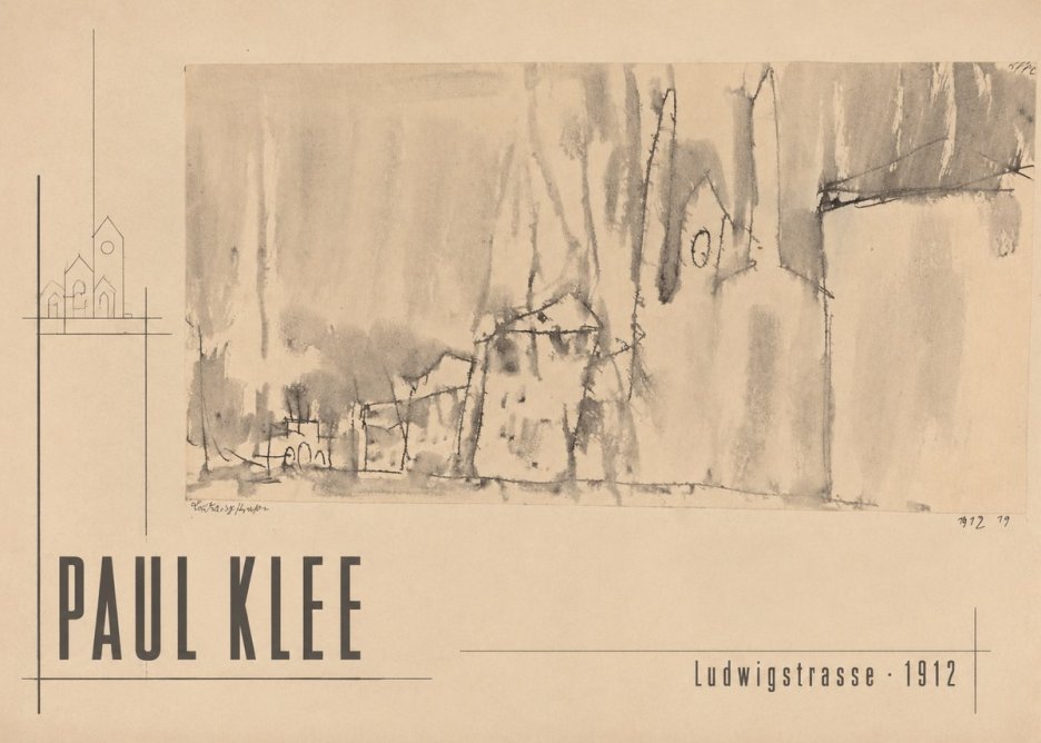 Paul Klee Ludwigstrasse No2 - Poszter