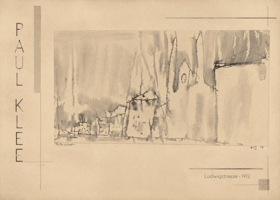 Paul Klee Ludwigstrasse No3 - Poszter