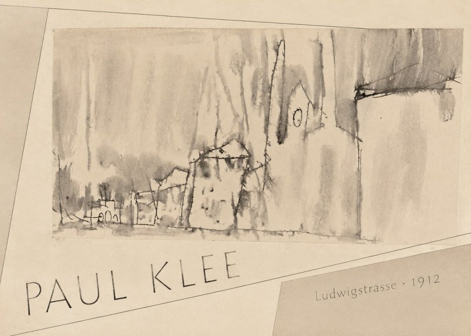 Paul Klee Ludwigstrasse No5 - Poszter