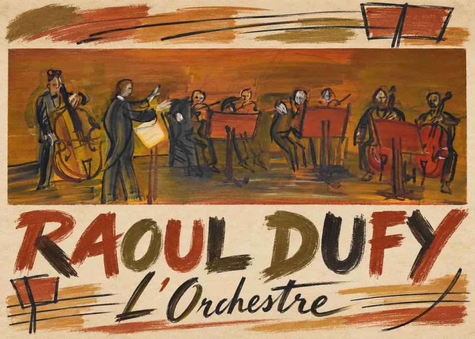 Raoul Dufy L'orchestre No3 - Poszter