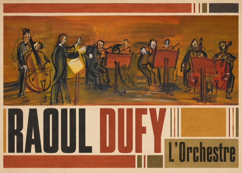Raoul Dufy L'orchestre No4 - Poszter