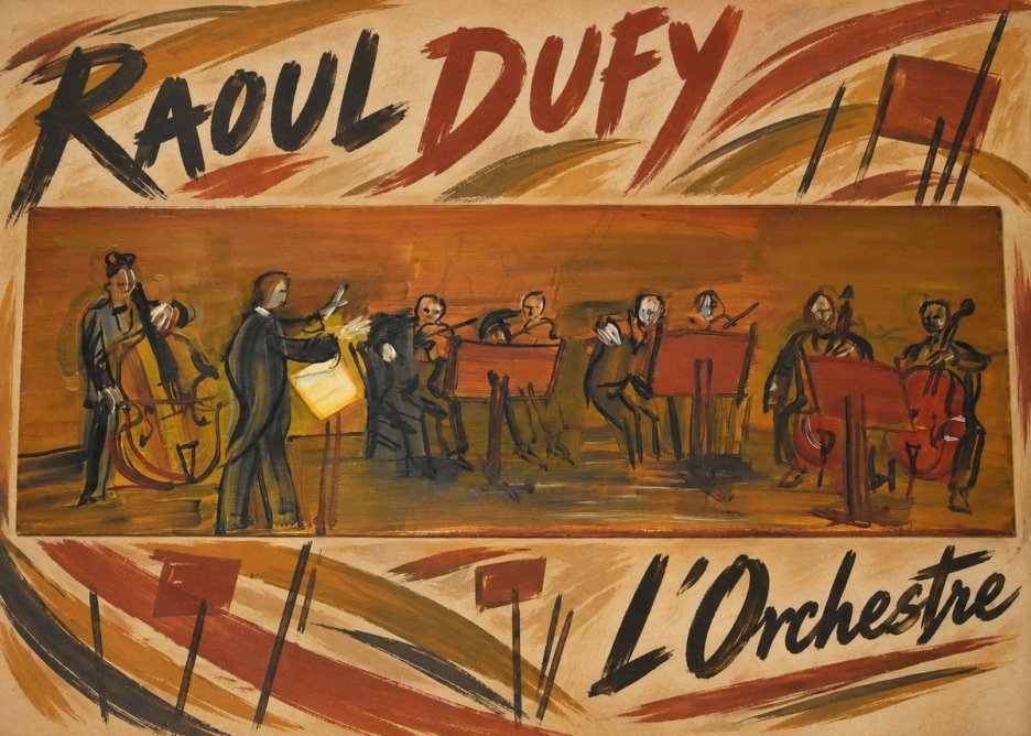 Raoul Dufy L'orchestre No5 - Poszter