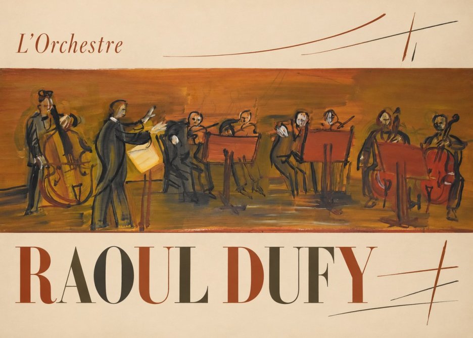 Raoul Dufy L'orchestre No6 - Poszter