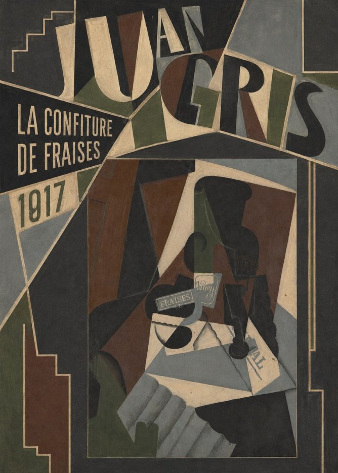 Juan Gris La Confiture De Fraises No5 - Poszter