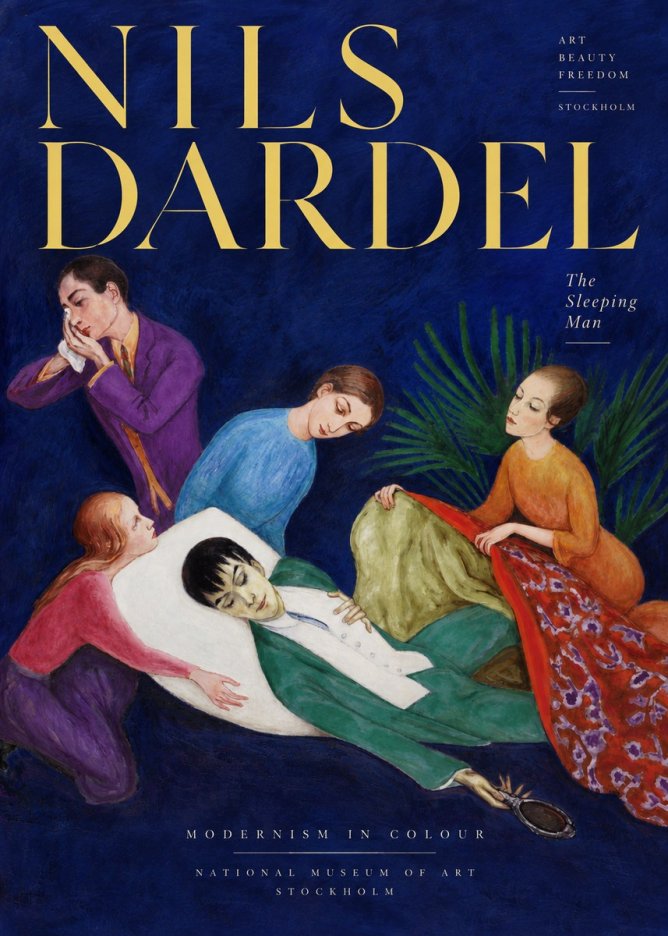 Nils Dardel The Sleeping Man No3 - Poszter
