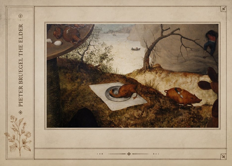 Pieter Bruegel The Pig Is Stabbed No2 - Poszter