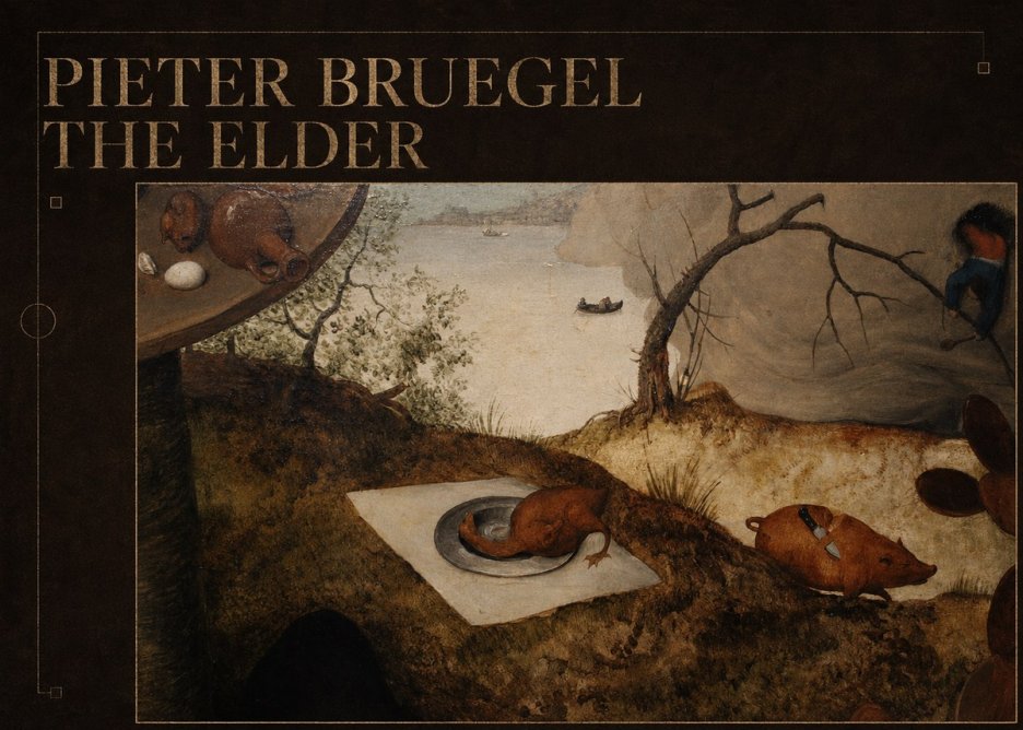 Pieter Bruegel The Pig Is Stabbed No6 - Poszter