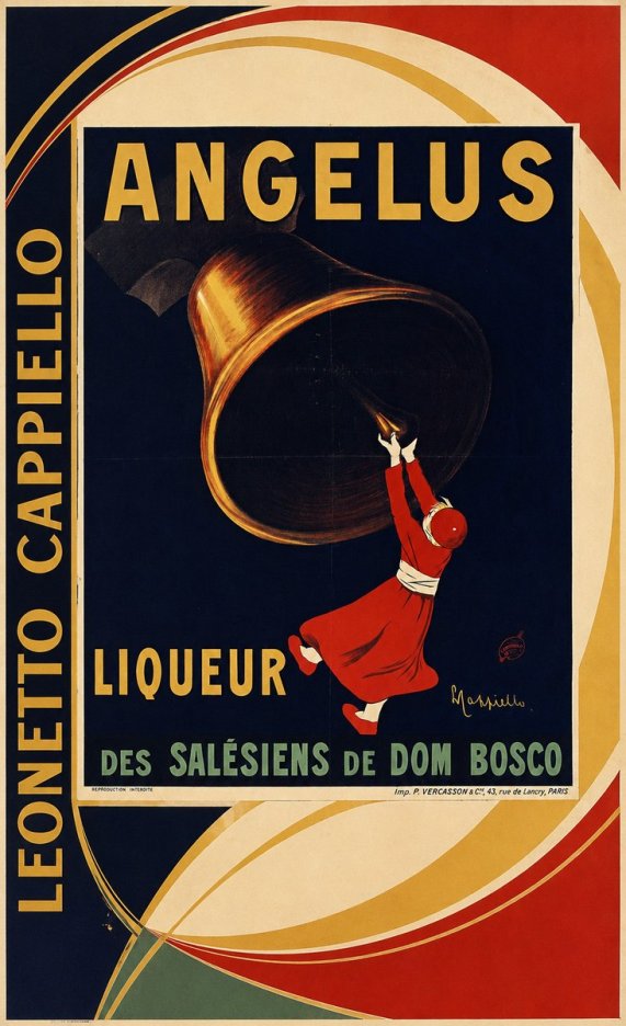 Leonetto Cappiello Angelus Liqueur No2 - Poszter