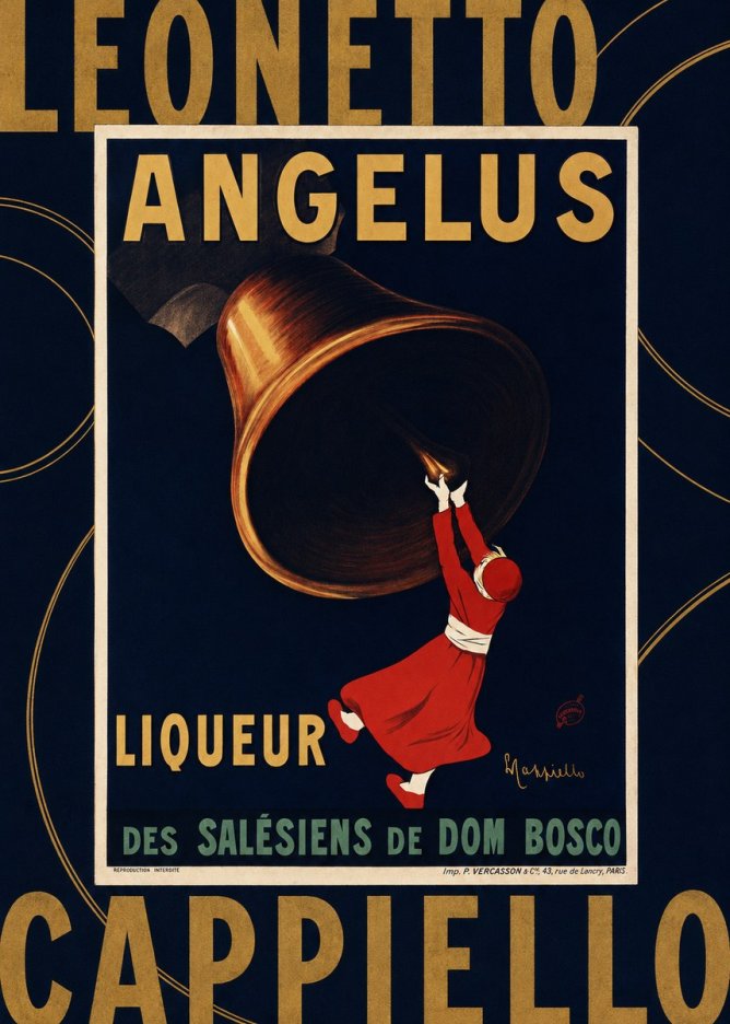 Leonetto Cappiello Angelus Liqueur No3 - Poszter