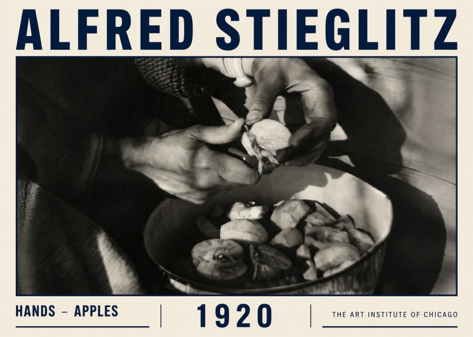 Alfred Stieglitz Hands - Apples No6 - Poszter
