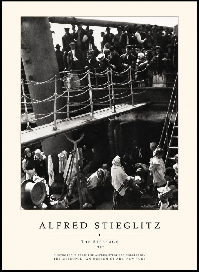 Alfred Stieglitz The Steerage – 1907 No5 - Poszter