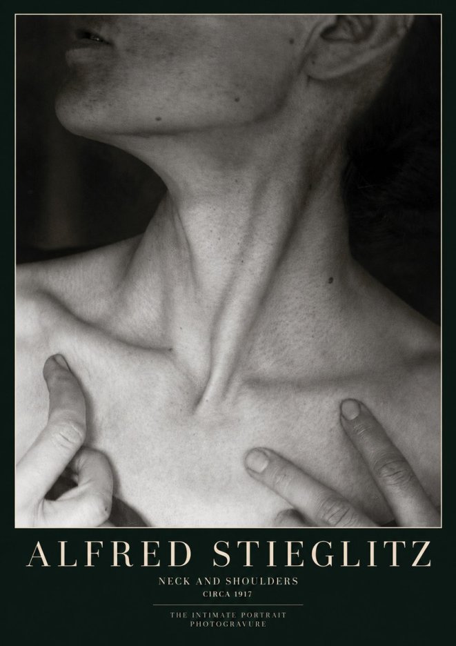 Alfred Stieglitz Neck and Shoulders No3 - Poszter